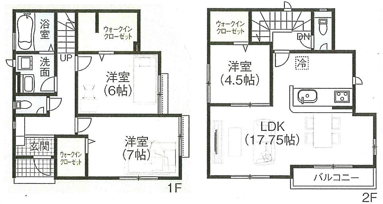 平野間取り